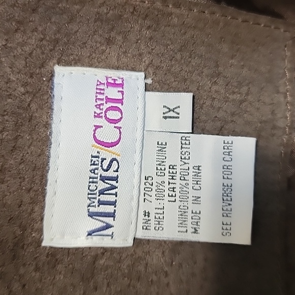 Michael Mims Kathy Cole Vintage Western Two Tone Suede Leather Coat Sz 1X - Picture 6 of 11